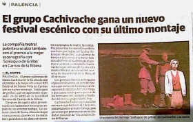 Lo que la prensa dice de "Soliloquio..." - Grupo de teatro Cachivache